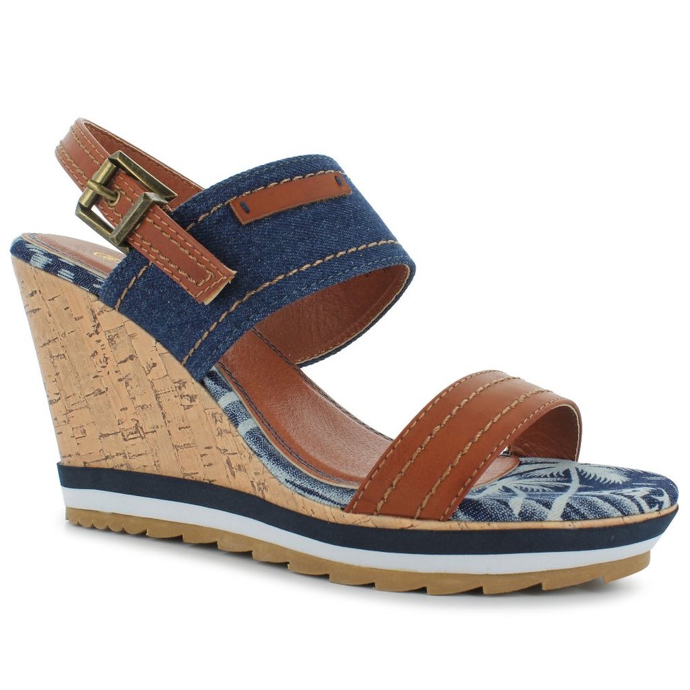 Dominique Nicole Tanith Wedge Sandals